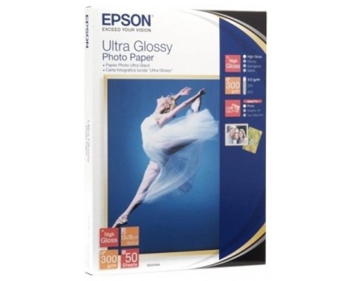 Papel epson c13s041944 ultra glossy 13x18