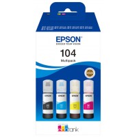 Multipack botellas epson ecotank 104 negro