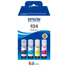 Multipack botellas epson ecotank 104 negro