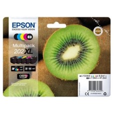 EPSON Multipack 5-colours 202XL Claria Premium Ink KIWI