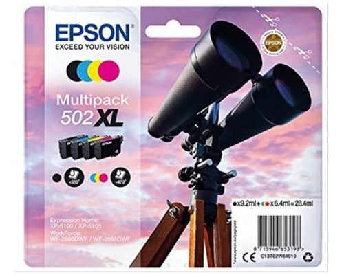 EPSON Multipack 4-colours 502 XL Black/Std. CMY