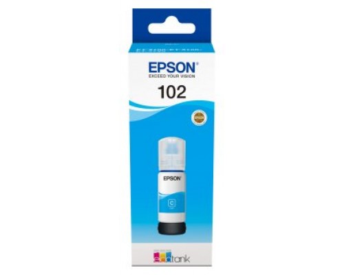 Epson Botella Tinta Ecotank 102 Cyan