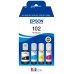 TINTA EPSON 102 PACK DE 4 BOTELLAS DE TINTA