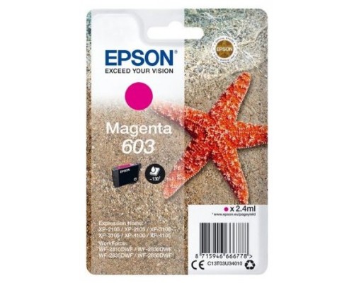 Cartucho tinta epson c13t03u34010 singlepack magenta