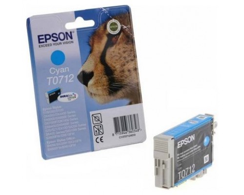 TINTA EPSON T0712 CIAN DX4000 5000 6000 7000F