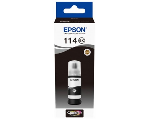 Botella tinta epson ecotank 114 negro