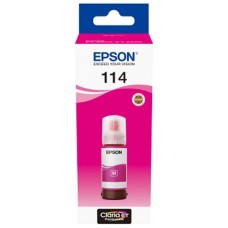 Botella tinta epson ecotank 114 mangenta