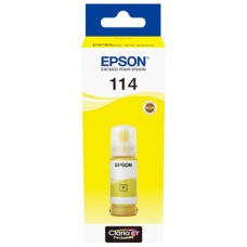 Botella tinta epson ecotank 114 amarillo