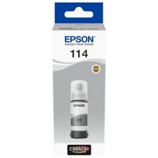 Botella tinta epson ecotank 114 gris