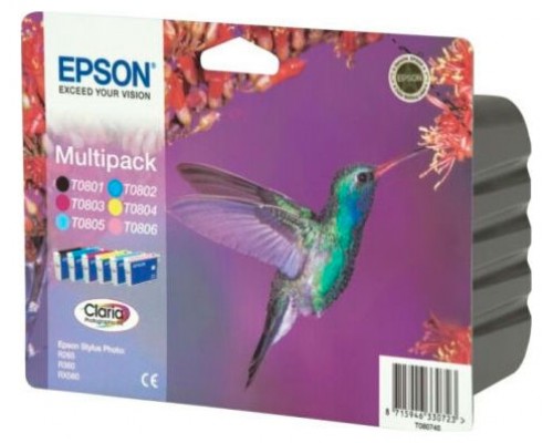 Epson Stylus Photo R-265/360/RX-560/585/685 Cartucho Multipack 6 colores