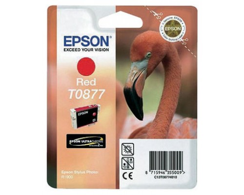 Cartucho tinta epson t0877 rojo 11.4ml