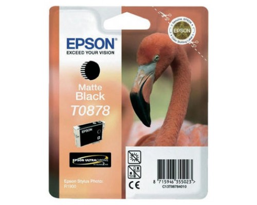 Cartucho tinta epson t087840 negro mate