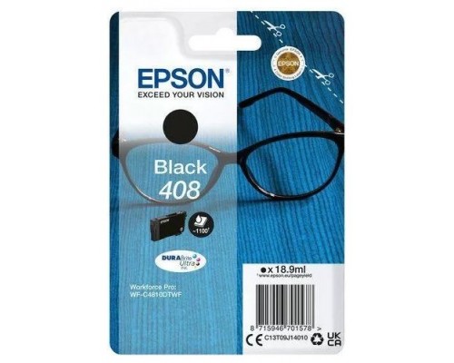 Cartucho tinta epson 408 negro durabrite