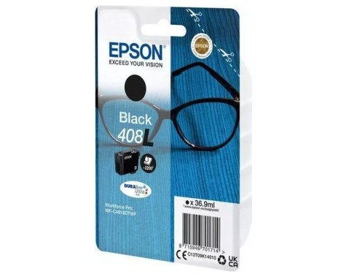 Cartucho tinta epson 408l negro durabrite