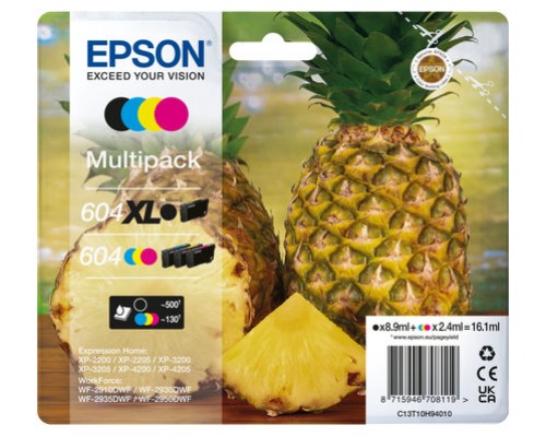 TINTA EPSON 604XL/604 PACK DE 4