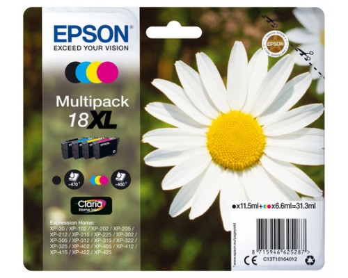 Epson Daisy Multipack 18XL 4 colores (etiqueta RF)