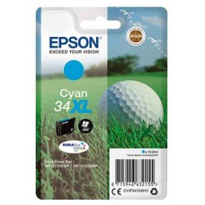 EPSON Singlepack Cyan 34XL DURABrite Ultra Ink