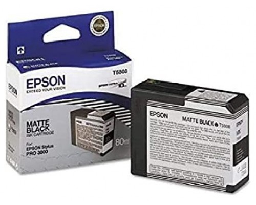 Epson Stylus Pro-3800/3880 Cartucho Negro Mate (80ml)