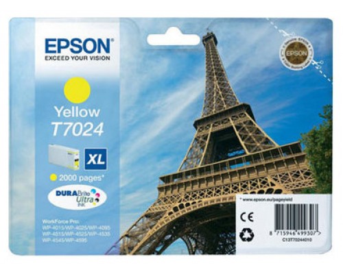 Epson WP-4000/4500 Cartucho Amarillo Alta Capacidad 2.000 pagins