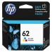 HP 62 CARTUCHO DE TINTA HP62 TRICOLOR (C2P06AE)