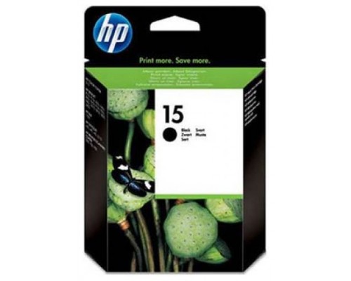 HP 15 CARTUCHO DE TINTA HP15 NEGRO (C6615DE)