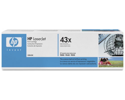 Toner hp 43x c8543x negro 30000