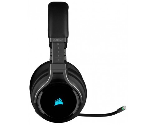 Corsair Virtuoso RGB Auriculares Diadema Conector de 3,5 mm USB tipo A Carbono