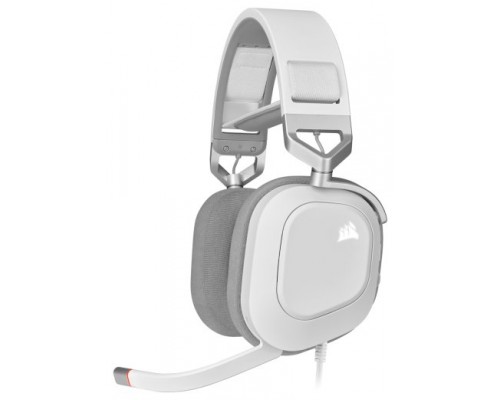 Corsair HS80 RGB USB Auriculares Alámbrico De mano Juego Blanco