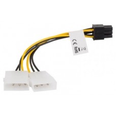 Cable lanberg alimentacion molex 2x macho