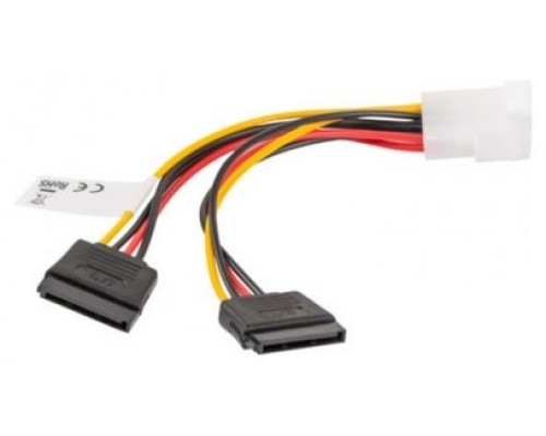 Cable lanberg alimentacion molex macho a