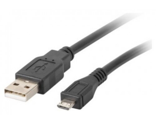 CABLE USB LANBERG 2.0 MACHO/MICRO USB MACHO 0.3M NEGRO