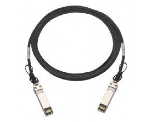 QNAP CAB-DAC30M-SFPP cable de fibra optica 3 m SFP+ Negro