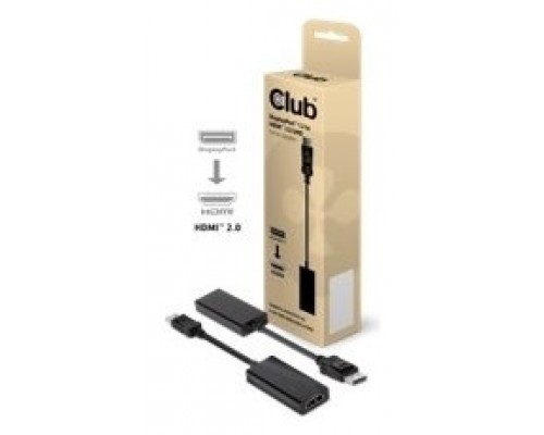 Adaptador club 3d displayport 1.2 a