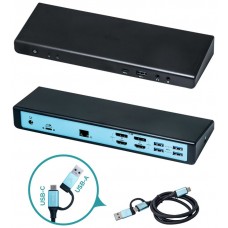 USB 3.0/USB-C DOCKING STATION 5K/2X