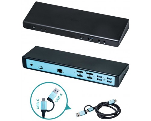 USB 3.0/USB-C DOCKING STATION 5K/2X