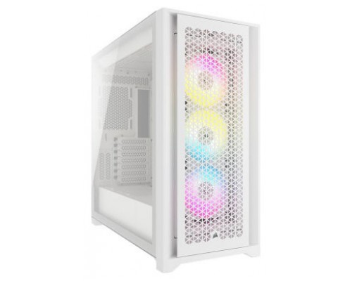 CAJA CORSAIR ICUE 5000D RGB AIRFLOW CRISTAL TEMPLADO BLANCA CC-9011243-WW