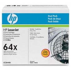 Pack toner hp 64x cc364x negro