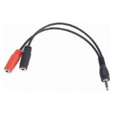 Cable audio cca - 417 jack 3.5mm 2xfemenino - masculino