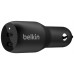 DUAL USB-C CAR CHARGER 18W X2  BLK