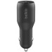 DUAL USB-C CAR CHARGER 18W X2  BLK