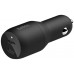 DUAL USB-C CAR CHARGER 18W X2  BLK