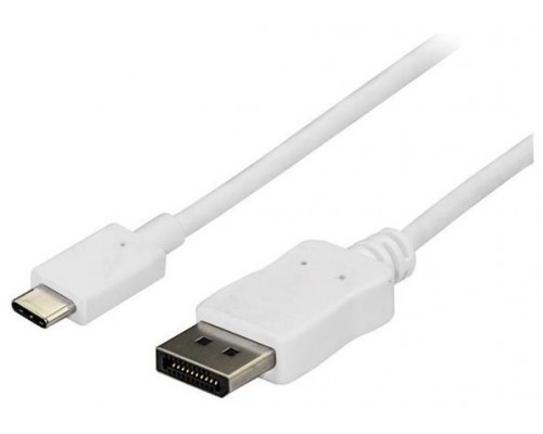 CABLE 1 8M USB-C A DP BLANCO