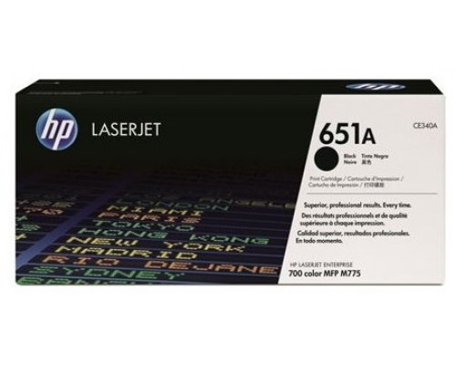 HP 651A TONER HP651A NEGRO (CE340A)