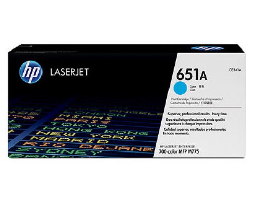 Toner hp 651a cian laserjet