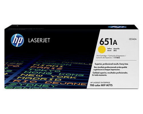 Toner hp 651a amarillo