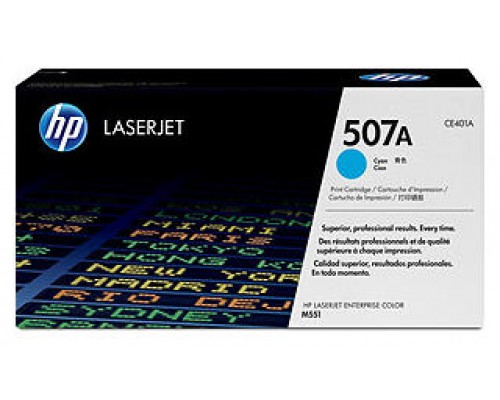 HP 507A TONER HP507A CIAN (CE401A)