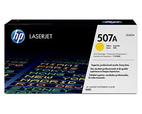 HP 507A TONER HP507A AMARILLO (CE402A)