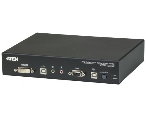 ATEN Extensor KVM óptico DVI USB (1920 x 1200 a 20km)