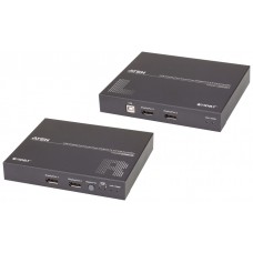 Aten Extensor de KVM USB DisplayPort de vista doble HDBaseT™ 2.0 (4K a 100 m para vista individual)