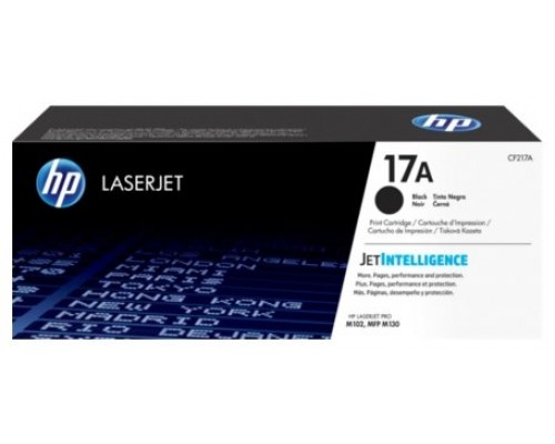 Toner hp cf217a negro 17a m102a